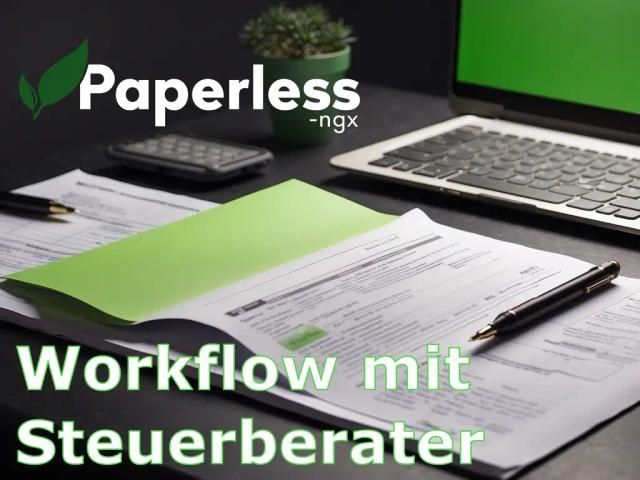 Thumbnail: Paperless-ngx Workflow mit Steuerberater und Buchhaltung